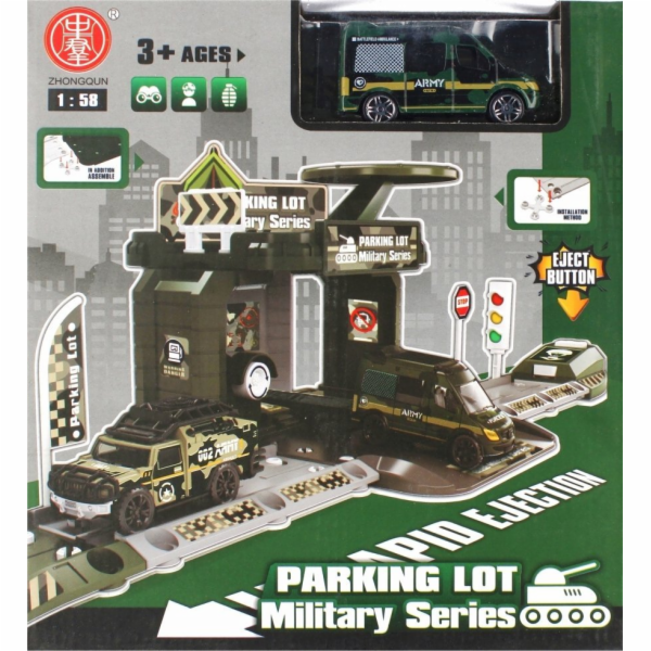 Mega Creative PARKING ARMY AKC MET 21X23X8 MC WB 32/64