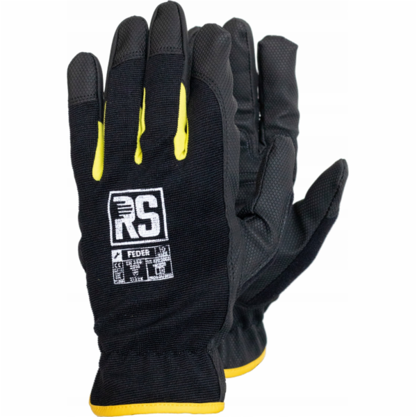 NO NAME Montážní rukavice RS Feder, velikost 10, černé