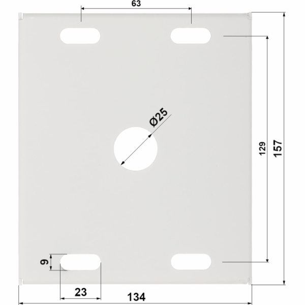 Dedra MONTÁŽNÍ PLECH BM-130X160 ECO*