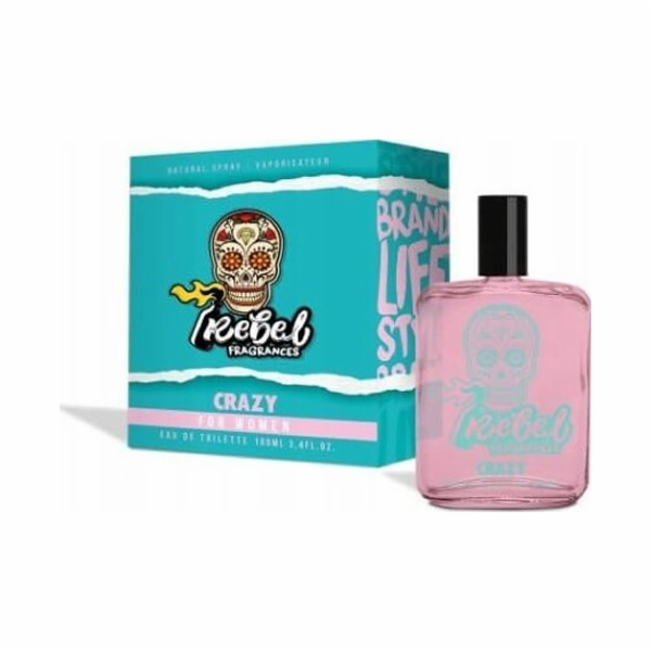 Alkotest Rebel Fragrances REBEL Crazy Women EDT sprej 100ml
