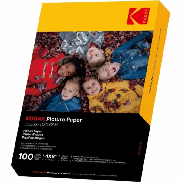 Kodak Fotografický papír /Fototiskárna/Blesk A6 4x6 10x15...