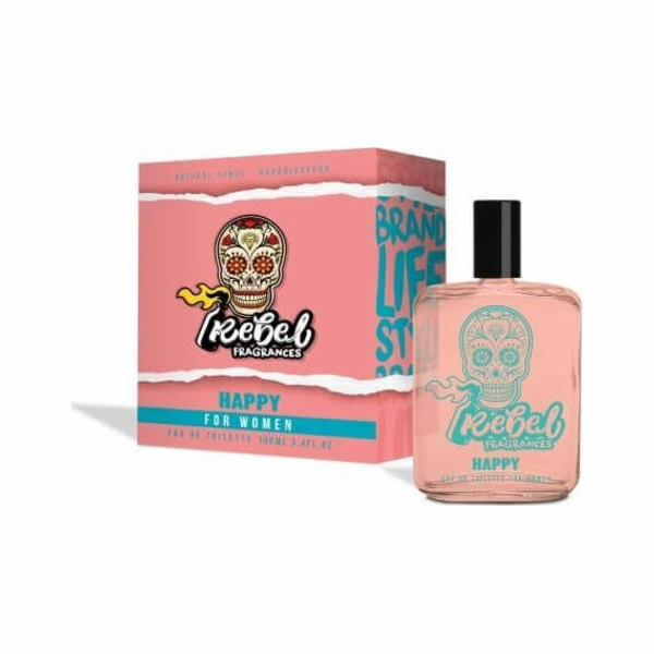 Alkotest Rebel Fragrances REBEL Happy Women EDT sprej 100ml