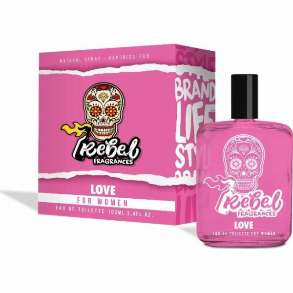 Alkotest REBEL Love Women EDT dechový analyzátor 100ml