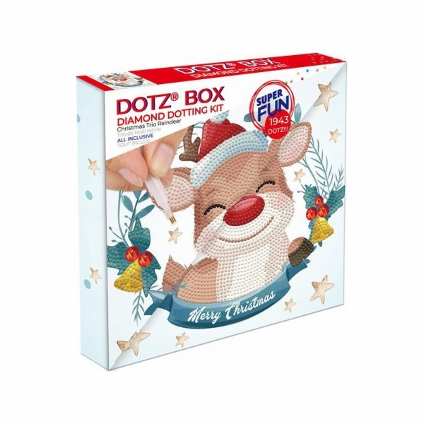 DIAMOND DOTZ DIAMOND DOTZ DOTZ BOX VÁNOČNÍ TRIO SOBI