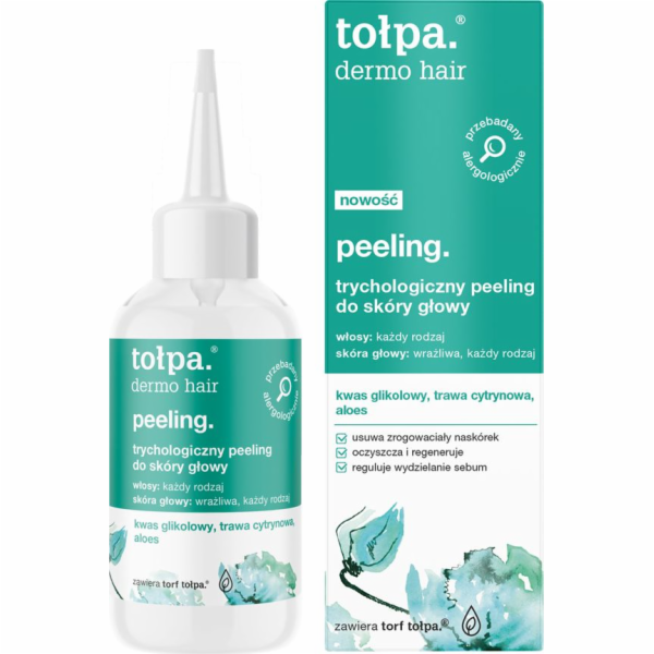 Tołpa Dermo vlasový peeling. Trichologický peeling pokožk...