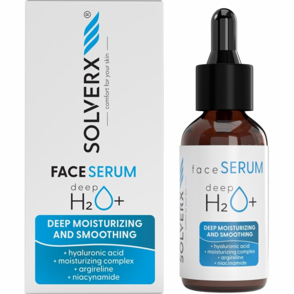 Solverx Deep H2O+ pleťové sérum pro suchou a dehydratovan...
