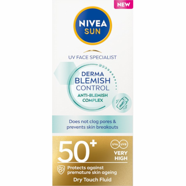 Osram NIVEA SUN Derma Skin Clear pleťový fluid SPF50+ 40 ml