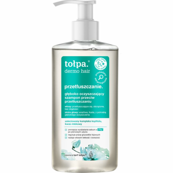 Tołpa Dermo Hair Hloubkově čistící šampon proti mastným v...
