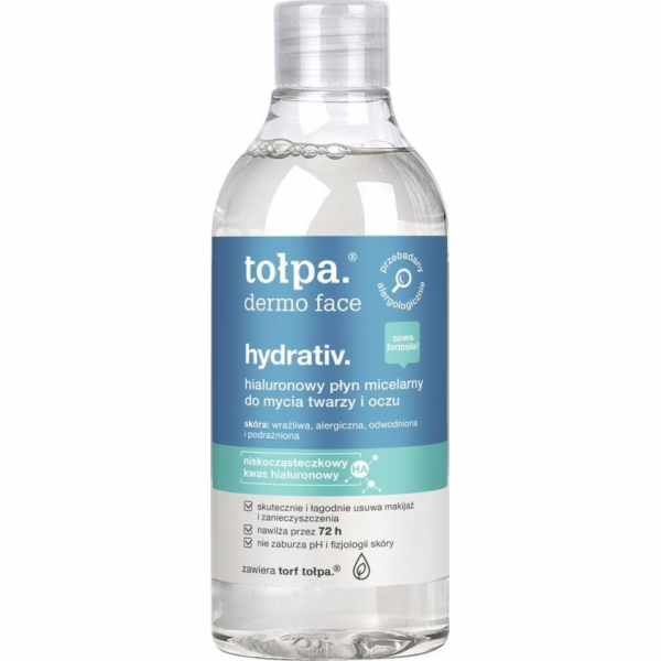 Tołpa hydratační micelární tekutina na obličej a oči 400 ml