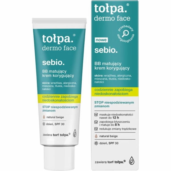 Tołpa Sebio BB zmatňující korekční krém 40 ml