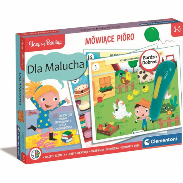 Clementoni Mluvící pero Clementoni 500 otázek pro batolat...