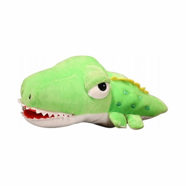 LeanToys Plyšový maskot krokodýl zelený, maňásek 30 cm