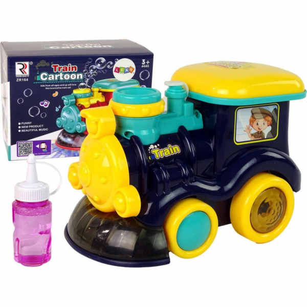 TRITON LeanToys Bubble Locomotive Jízda Světla Zní Modré