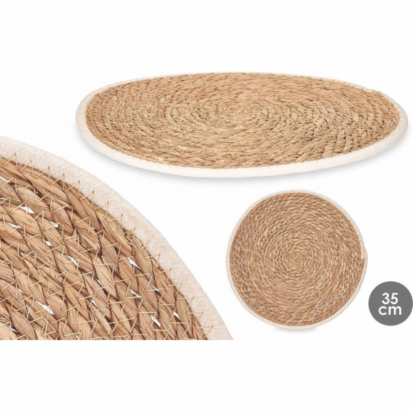 Kinvara Pletená podložka na stůl ESPARTO, O 35 cm
