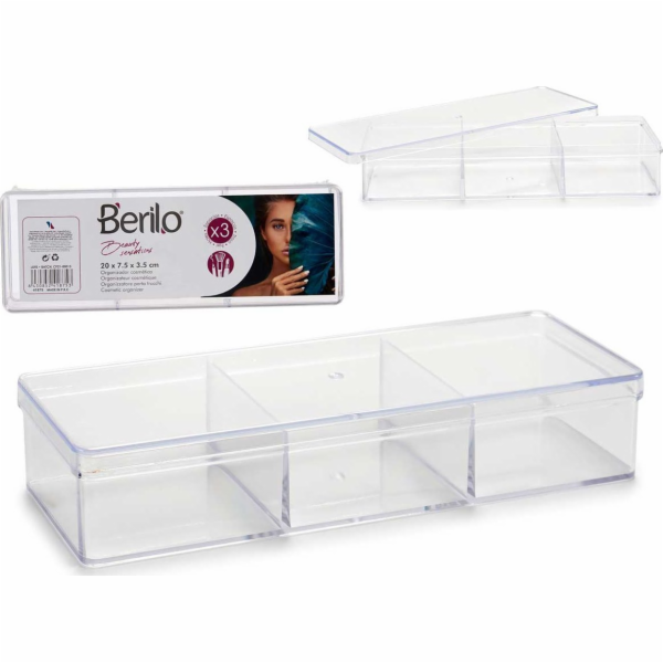 Berilo SMART uzamykatelný organizér na štětce na make-up