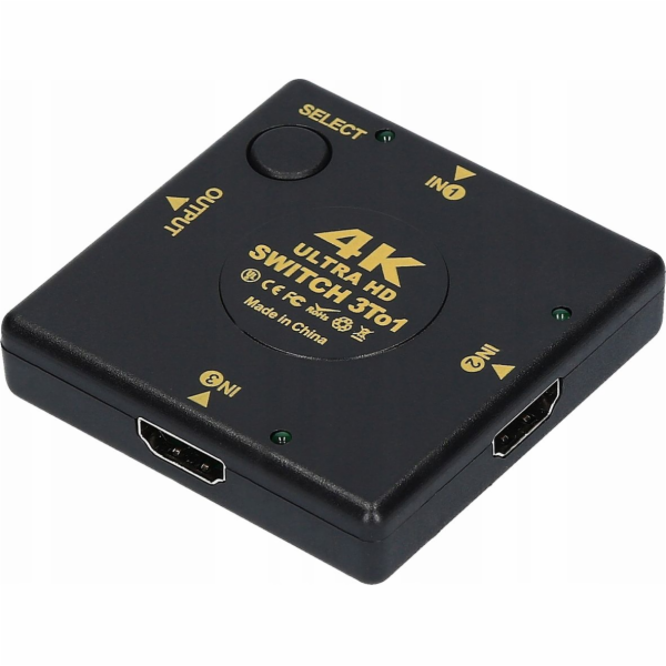 Pawonik Switch 3x HDMI Ultra HD 4K Switch