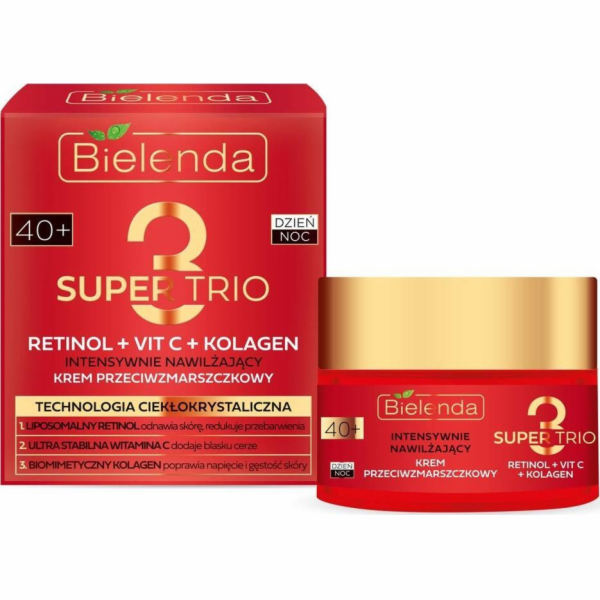 Bielenda Super Trio 40+ Intenzivně hydratační denní a noč...