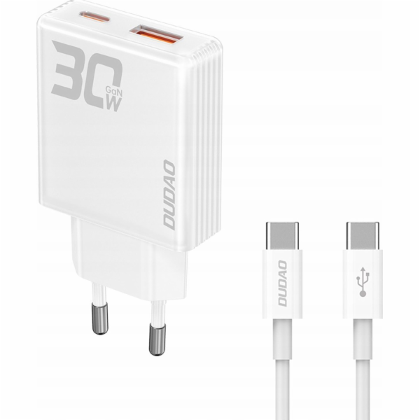 Dudao Nabíječka Dudao A30EUT 30W GaN síťová nabíječka USB...