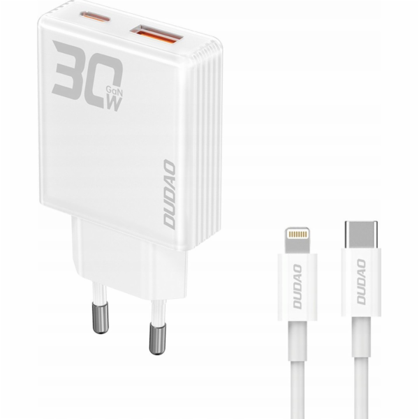 Dudao Nabíječka Dudao A30EUL 30W GaN síťová nabíječka USB...