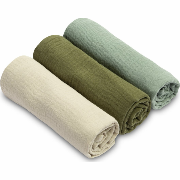 Sensillo MUŠELOVÉ PLENKY, JEDNOZELENÉ (Balení - 3 ks)