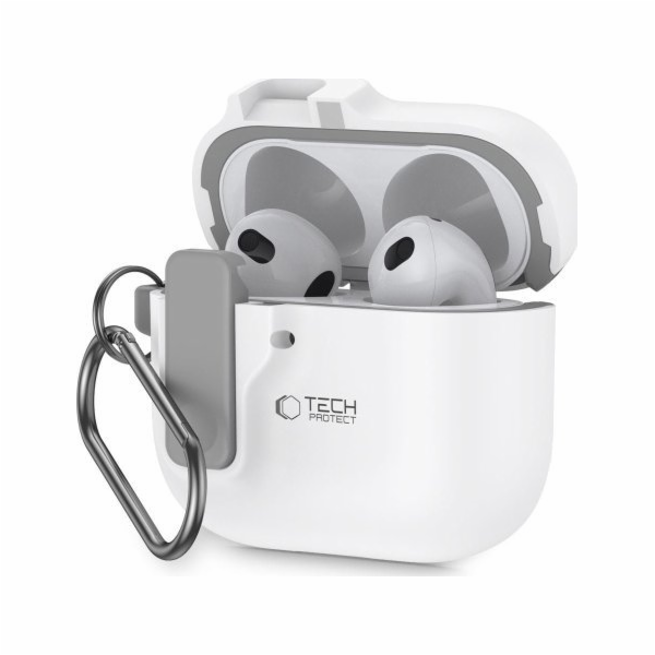 Tech-Protect TECH-PROTECT SLIM HOOK APPLE AIRPODS 4 BÍLÁ