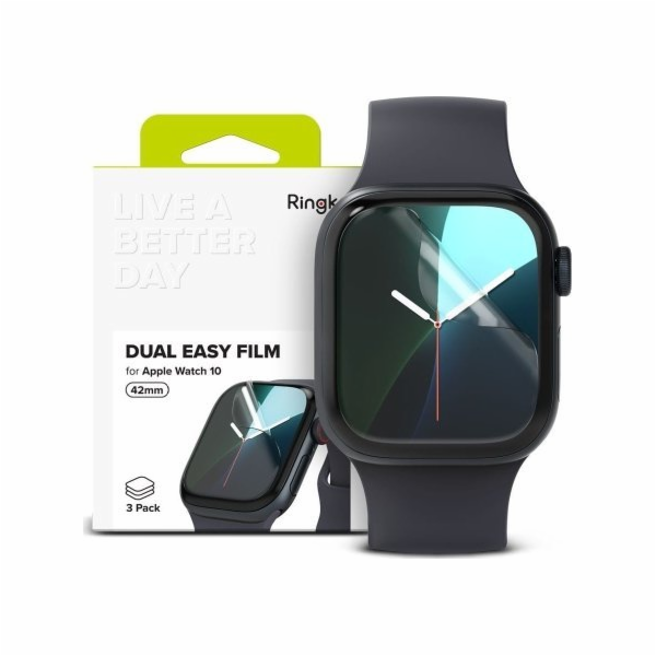 Ringke Ochranná fólie Ringke Dual Easy 3-balení pro Apple...