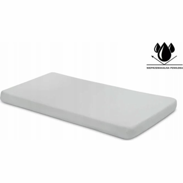 Sensillo nepromokavé prostěradlo s potiskem, šedé, 120x60