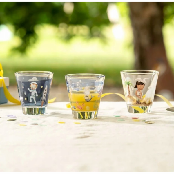 Leonardo Glass 215ml cosmos BAMBINI AVVENTURA - Leonardo