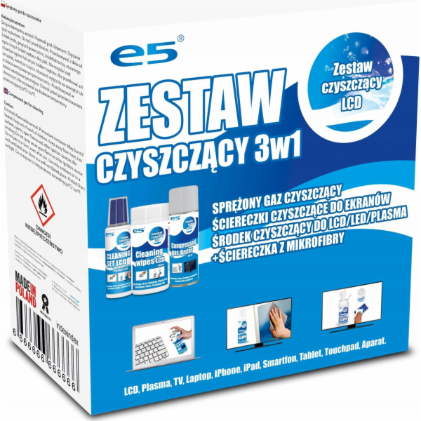 ITSEPTIC Čisticí sada , ubrousky na LCD, stlačený vzduch,...