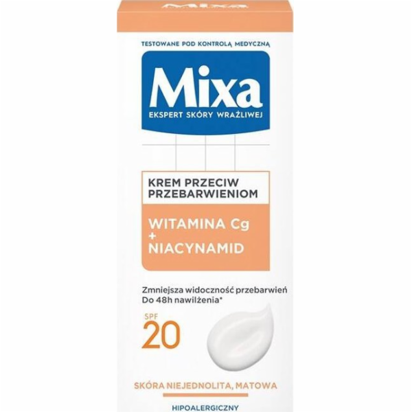 Mixa Lab krém proti zabarvení pleti s vitamínem C a niaci...