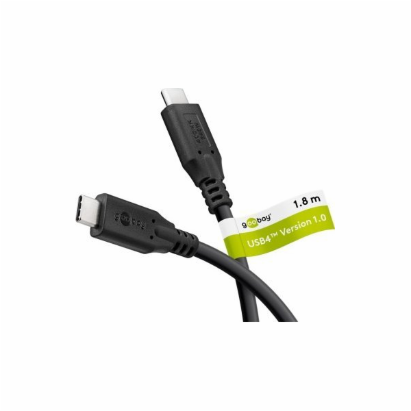 Goobay Kabel USB-C - USB-C 1,8 m černý (74185)