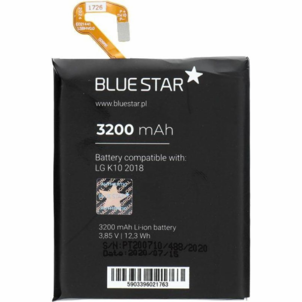 Blue Star Baterie pro LG K10 (2018) 3200 mAh Li-Ion Blue ...