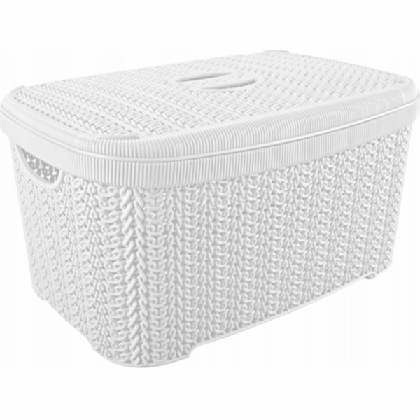 Katex Koš s víkem KNIT 20 l