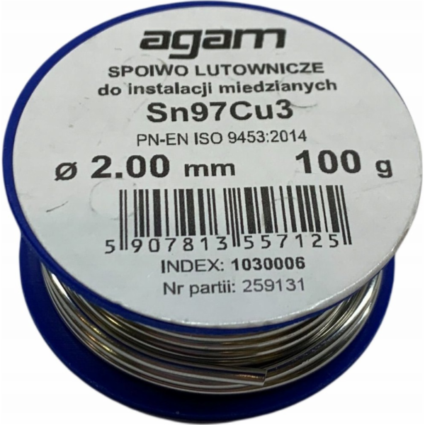 Bisan Měkká pájka 2,0 mm 100 g