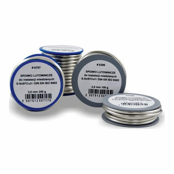 Agam měkká pájka 2,5mm 100g AGAM 1030004