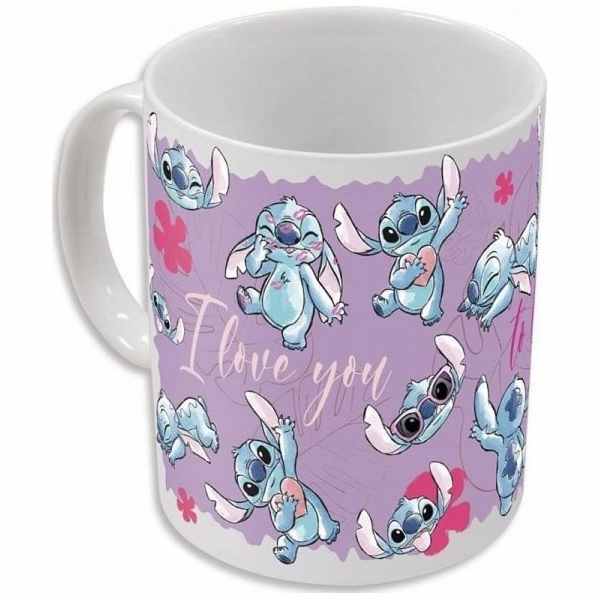 Stitch Disney - Keramický hrnek měnící barvu v dárkové kr...