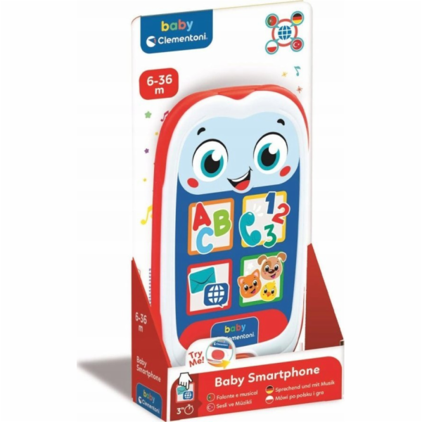 Clementoni Mluvící chytrý telefon CLE BABY 17529