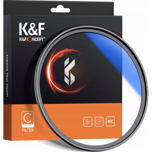 K&F UV filtr 52mm modrý s vícevrstvou vrstvou