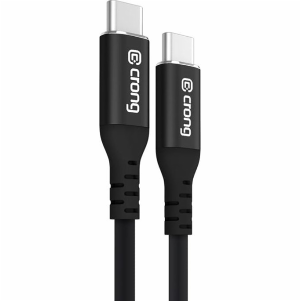 Crong Kabel USB-C - USB-C 2 m černý (CRGSL200USCCBLK)
