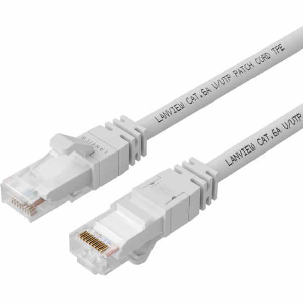 Lanview Síťový kabel LV-UTP6A05W bílý 5 m S/FTP (S-STP)