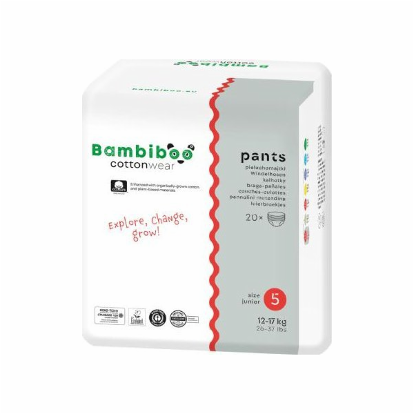 Pampers Cottonwear 5, 12-17 kg, 20 ks.
