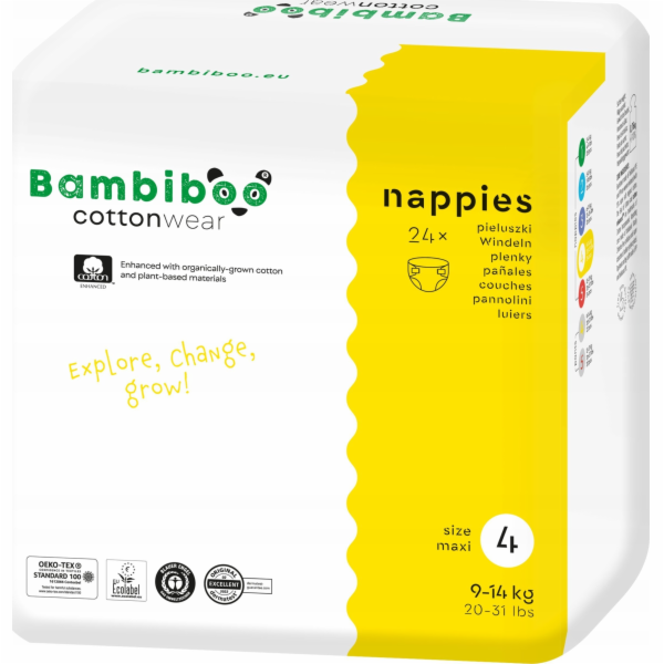 Cn Spoke BAMBIBOO - JEDNORÁZOVÉ PLENKY s bavlnou R424 ks