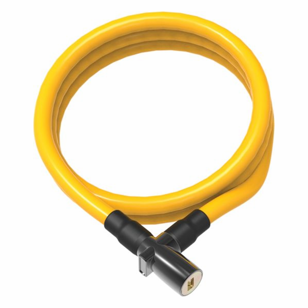 OnGuard Zámek na kolo s klíčem 8192YL 8 mm 150 cm žlutý (...