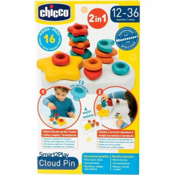 Chicco Barevné obláčkové pinzetky