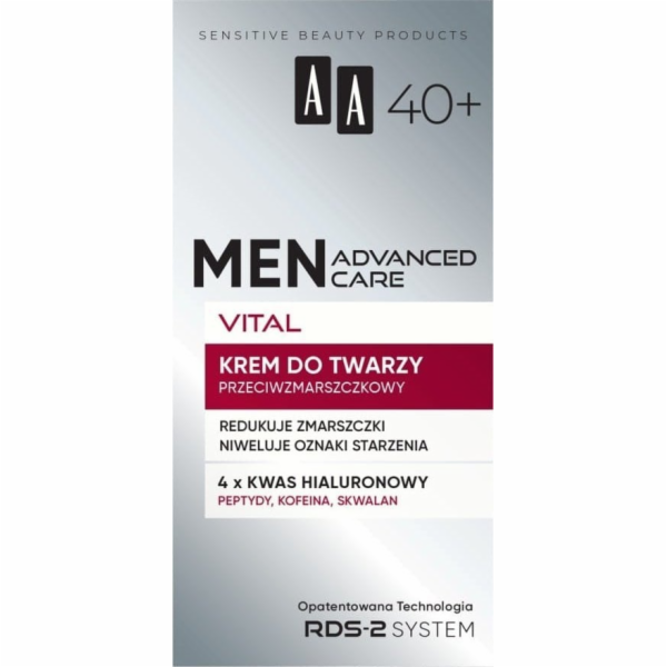 AA AA Men Advanced Care Vital pleťový krém proti vráskám ...