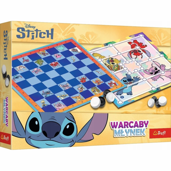 Trefl HRA Dáma a mlýnek Lilo_Stitch 02799