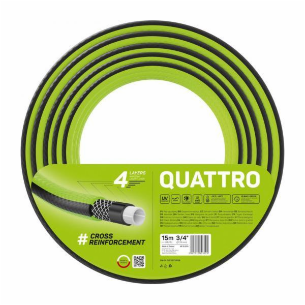Cellfast Zahradní hadice Quattro 3/4" 15m