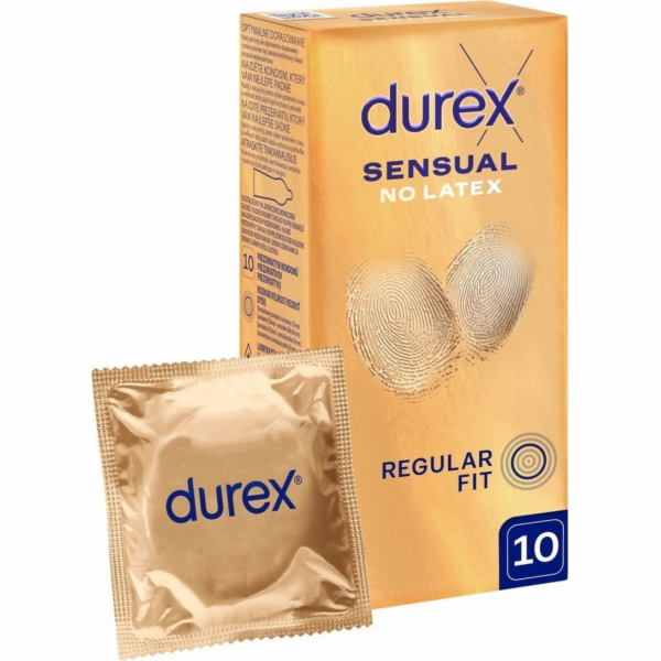 Durex Kondomy Sensual bez latexu 10 ks