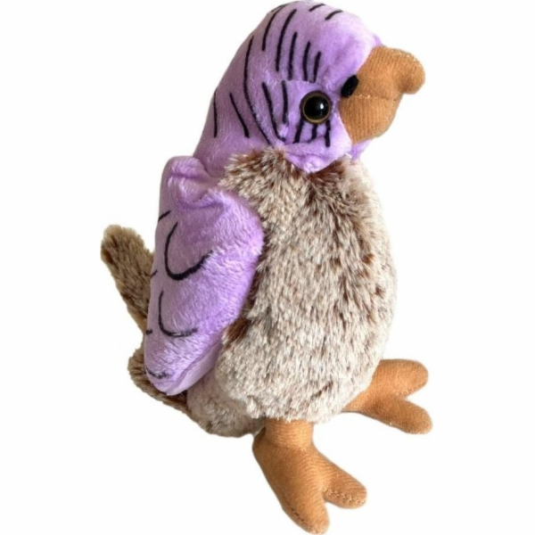 Beppe Fialovohnědý papoušek 17 cm