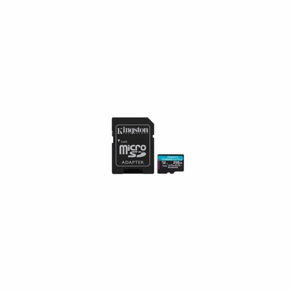Kingston MicroSDXC karta 256GB Canvas Go! Plus, R:200/W:1...